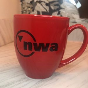 Red Vintage Northwest Airlines Mug